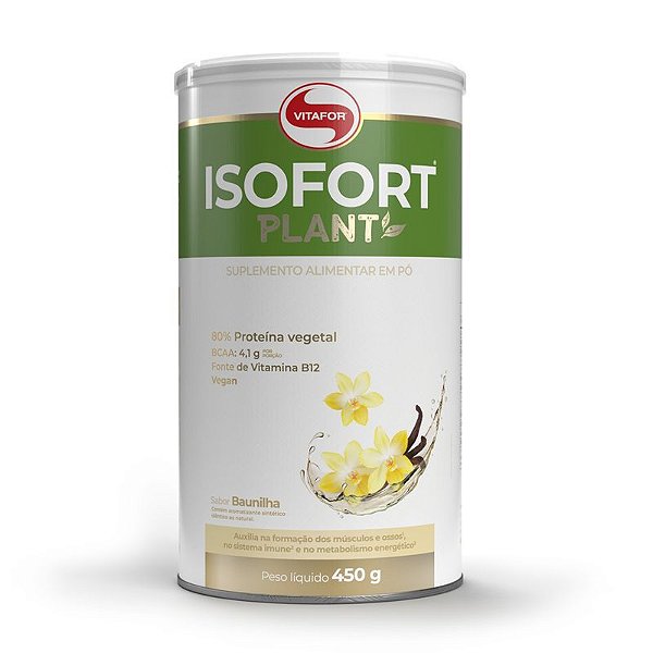 Isofort plant 450g baunilha