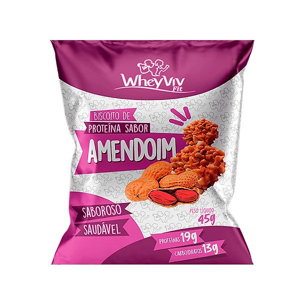 Biscoito de Proteína sabor Amendoim  45g