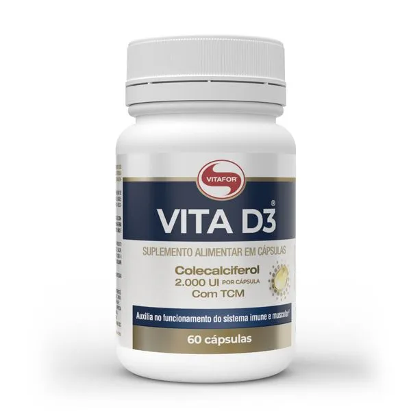 Vita D3 Vitafor 60 cápsulas