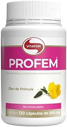 Óleo de Prímula Vitafor Profem - 120 Cápsulas (500mg)