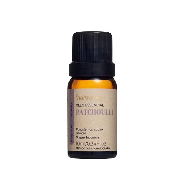 Óleo Essencial Via Aroma 10ml Patchoulli