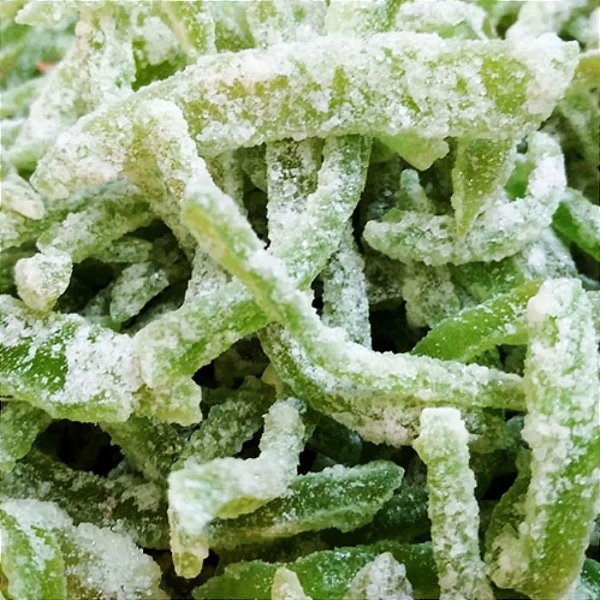 Limão Cristalizado em tiras 100g