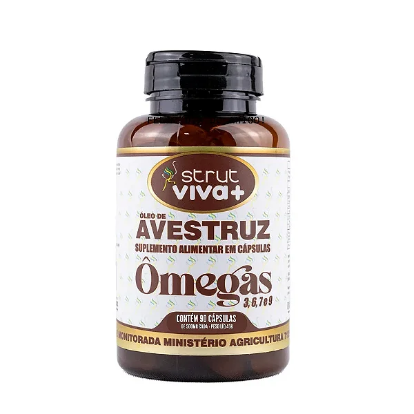 Óleo de Avestruz 90 cápsulas