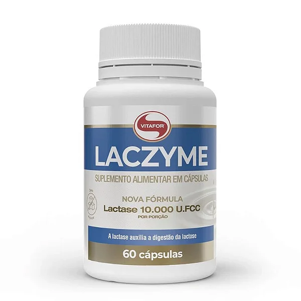 Laczyme Vitafor 60 cápsulas - Enzyma Lactase