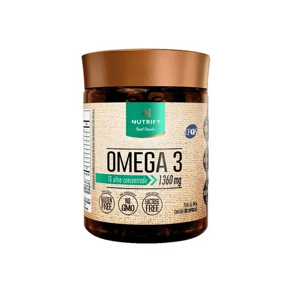Ômega 3 Nutrify G Ultra Concentrado 60 Cápsulas (1360mg)