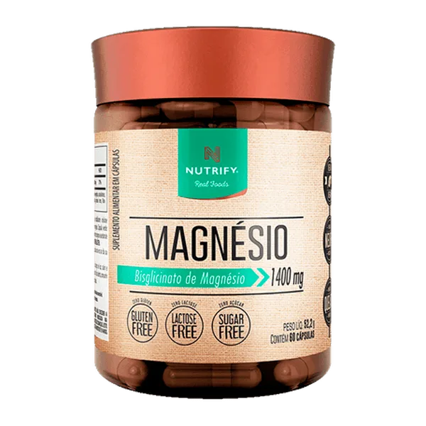 Bisglicinato de Magnésio Nutrify - 60 Cápsulas