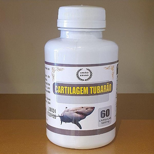 Cartilagem de Tubarão 500mg 60 cápsulas