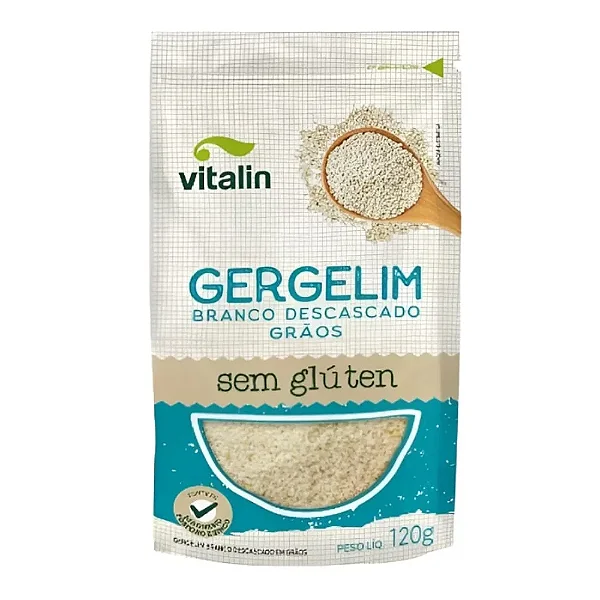 Gergelim Branco Descascado 120g s/glúten