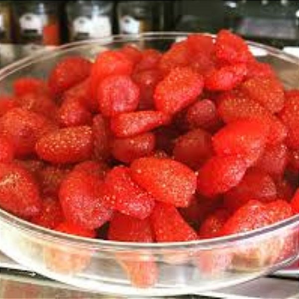 Morango Desidratado Glaceado 200g