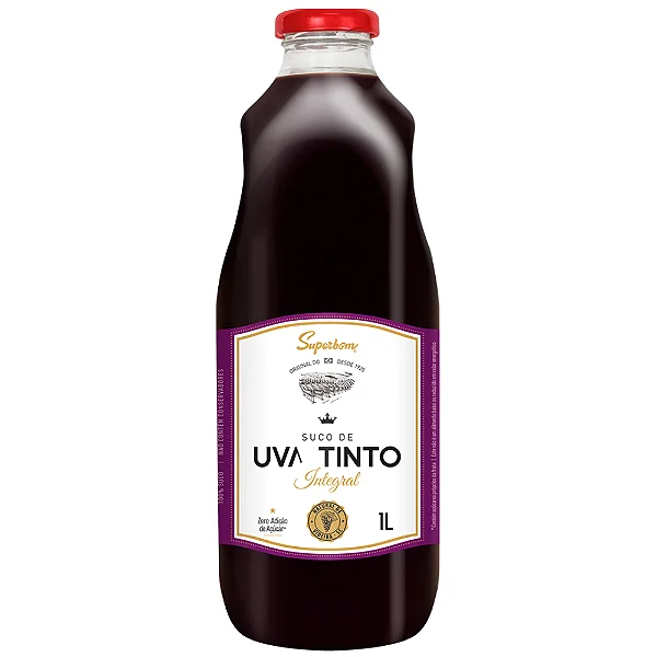 Suco de Uva Tinto Integral Superbom 1 Lt