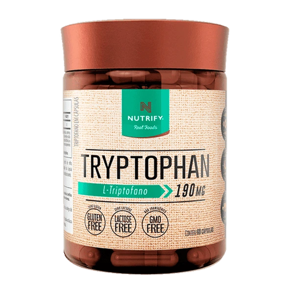 Triptofano Tryptophan Nutrify - 60 Cápsulas (190mg)