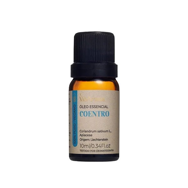 Óleo Essencial Via Aroma 10ml Coentro