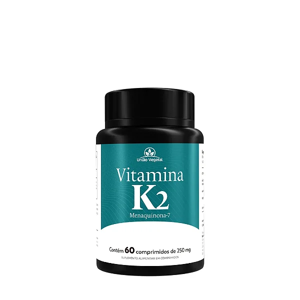 Vitamina K2 60 comprimidos União Vegetal 250mg