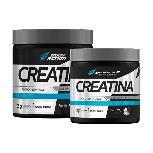 Creatina Monohidratada Body Action 100% Pura