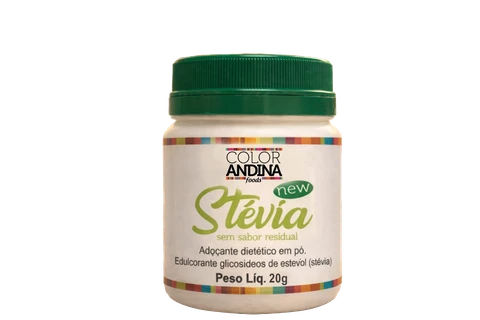 Adoçante Stévia Color Andina - 100% Natural e Zero Açúcar New