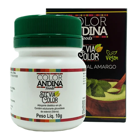 Adoçante Stévia Color Andina | 100% Natural e Zero Açúcar