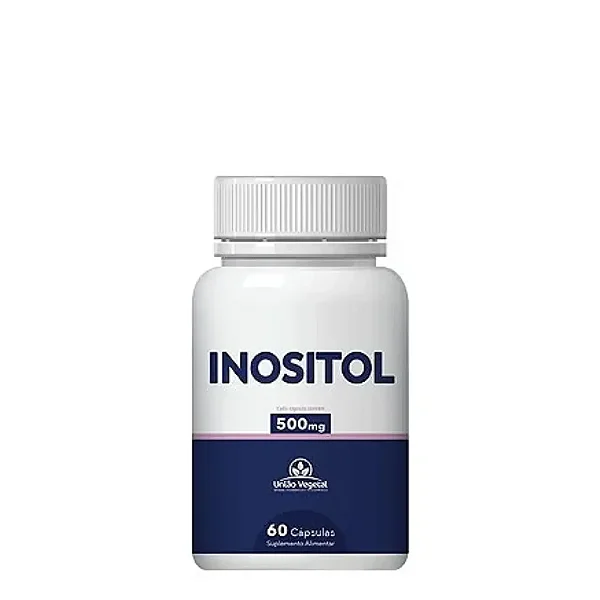 Inositol União Vegetal 500mg 60 cápsulas
