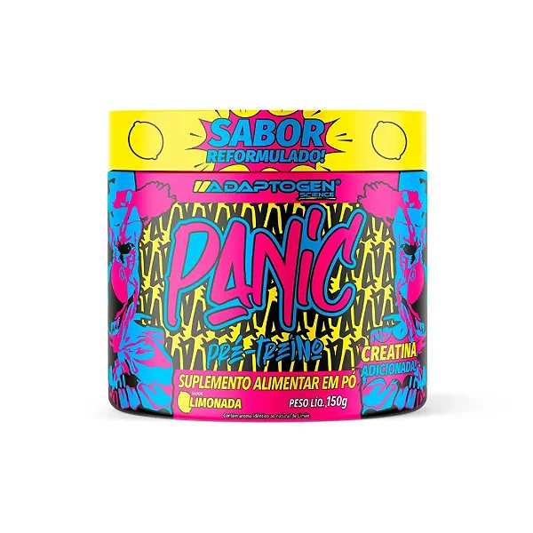 Panic Pré Workout Adaptogen 150g Limonada