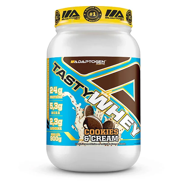 Tasty Whey Cookies & Cream Adaptogen 900g
