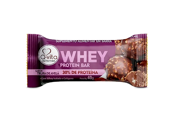 Barra Whey Protein Q-Vita 40g