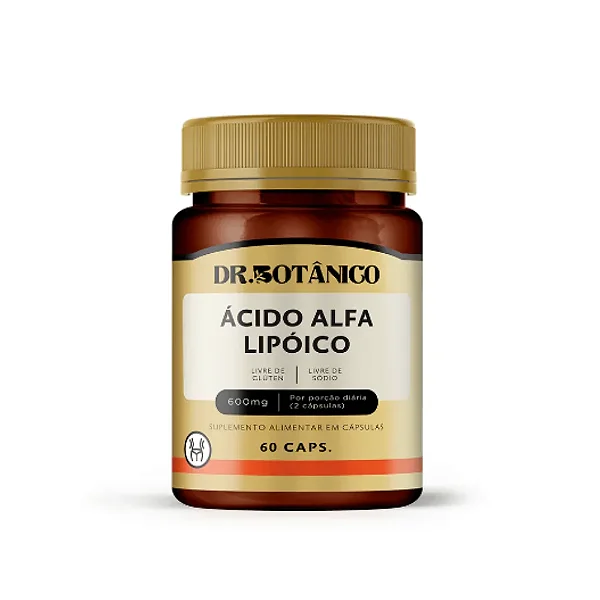 Ácido Lipóico Dr. Botânico 600mg 60 cápsulas