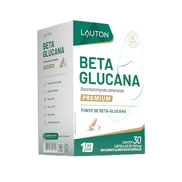 Beta Glucana Lauton 30 cápsulas 500mg