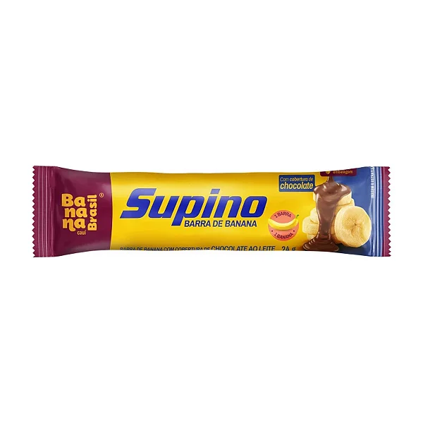 Barra de Banana Supino Banana Brasil 24g