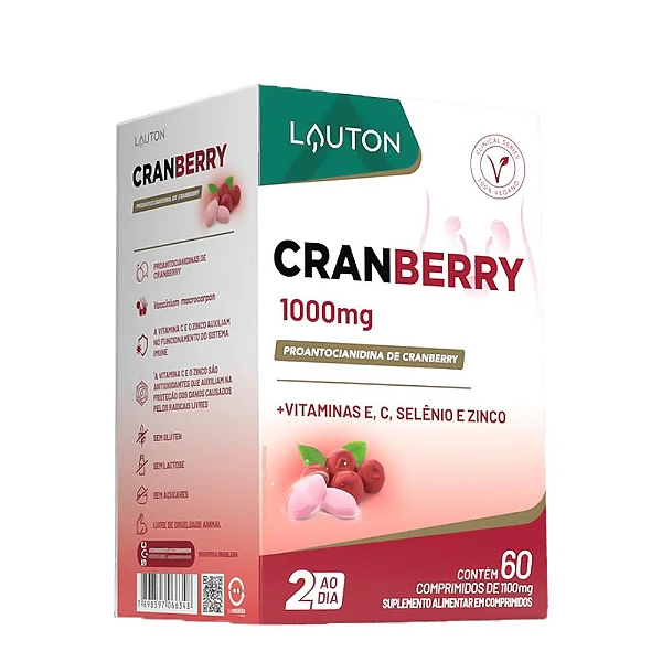 Cranberry Premium Lauton 60 cápsulas