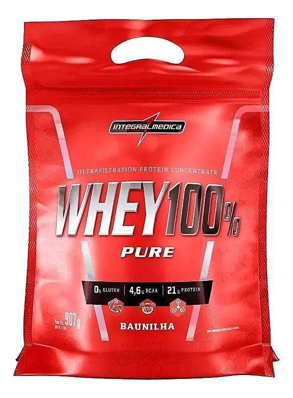 Whey 100% Pure (Pouch) Integralmédica 900g