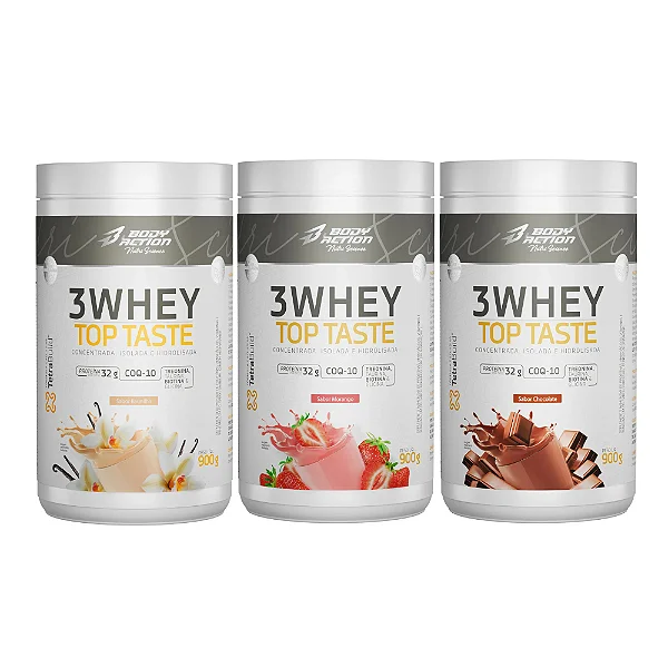 3 Whey Top Taste Bodyaction 900g