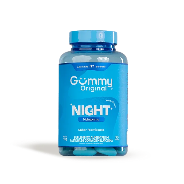 Gummy Night Framboesa c/30 gomas