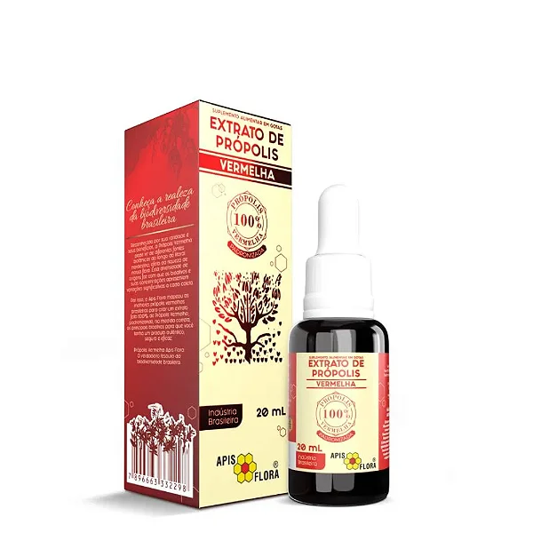 Extrato de Própolis Vermelha Apis Flora 20ml