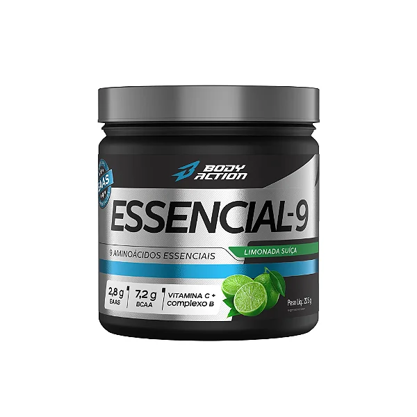 Essencial-9 Bodyaction 225g | 9 Aminoácidos Essenciais