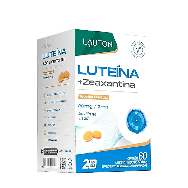 Luteína + Zeaxantina Lauton 60 comprimidos