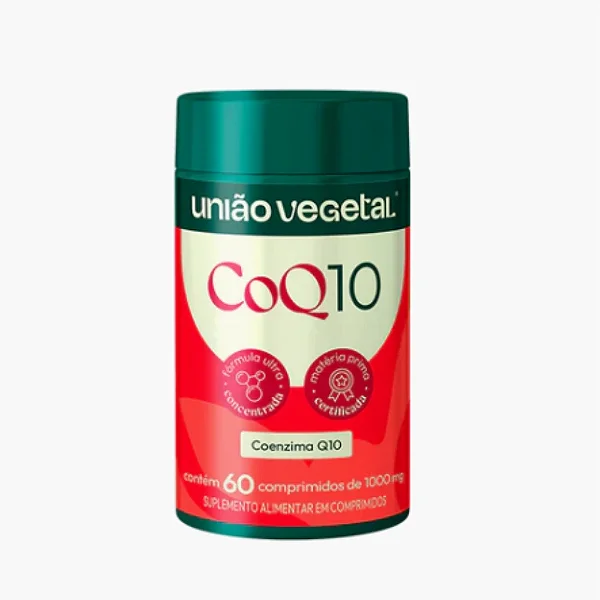 Coenzima Q10 200mg União Vegetal 60 comprimidos
