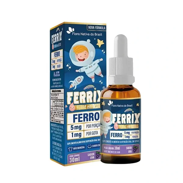Ferrix Kids (Ferro 5mg/porcao) Flora Nativa 30mL