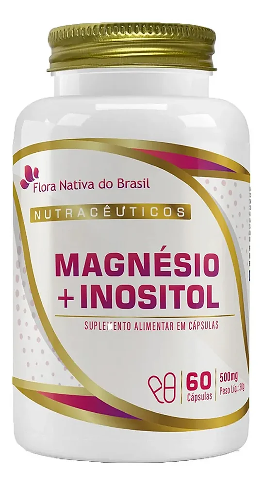 Magnésio + Inositol Flora Nativa 60 cápsulas