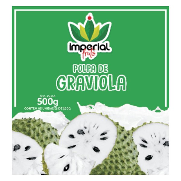 Polpa de Graviola 500g (disponível p/a cidade de João Pessoa)