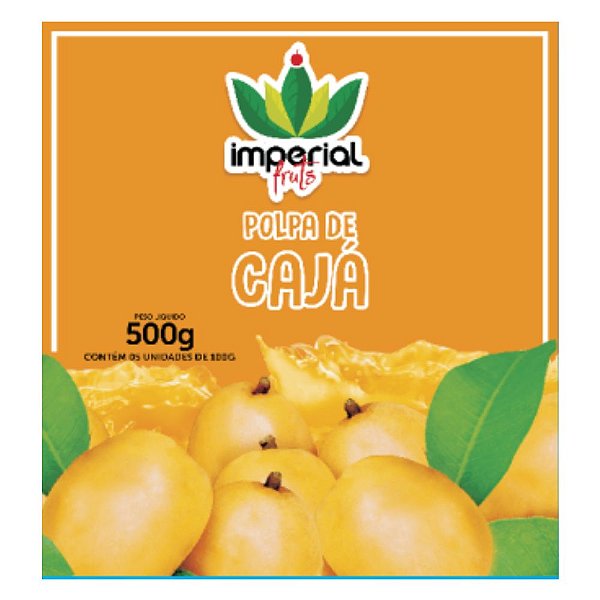 Polpa de Cajá 500g (disponível p/a cidade de João Pessoa)