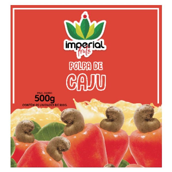 Polpa de Cajú 500g (disponível p/a cidade de João Pessoa)
