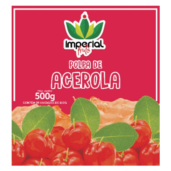 Polpa de Acerola 500g (disponível p/a cidade de João Pessoa)
