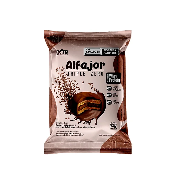 Alfajor Triple Zero Brigadeiro XTR 45g