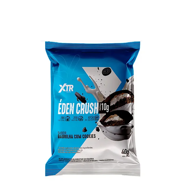 Eden Crush 10g Proteína Baunilha c/Cookies XTR 40g