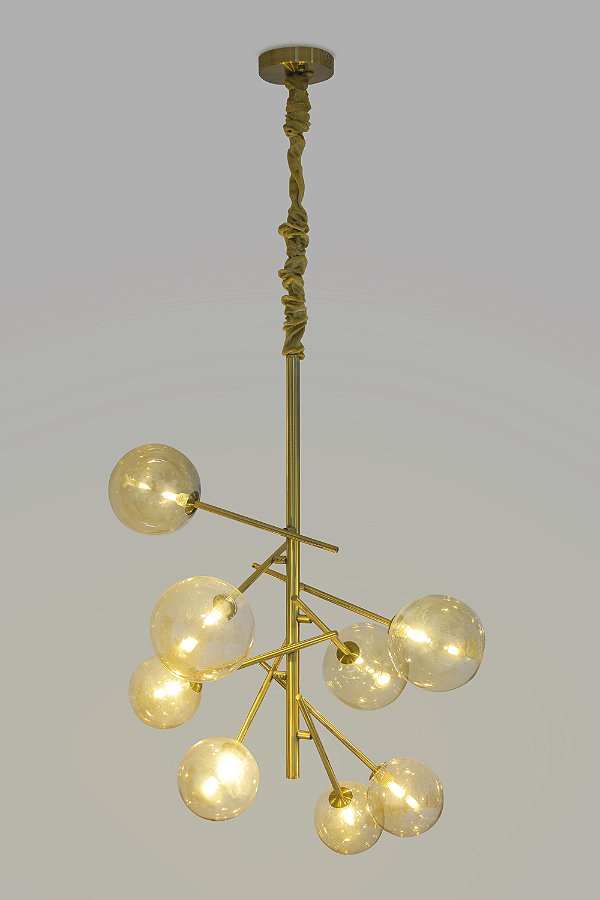 Pendente Nórdico Jabuticaba - Dourado - Nordecor