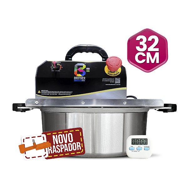 32CM - Misturadora Polida para DOCES E RECHEIOS com ajuste fino de velocidade, bivolt com chave seletora