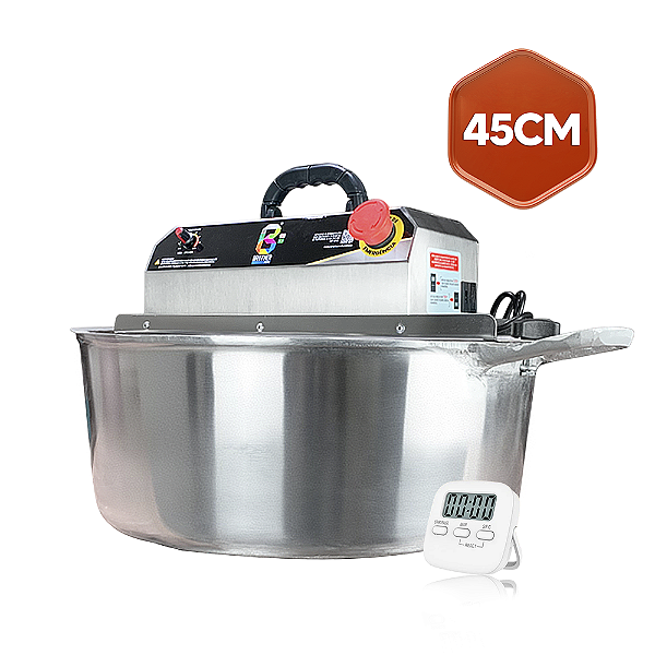 45CM - Misturadora Polida para CREMES E RECHEIOS com ajuste fino de velocidade, bivolt com chave seletora