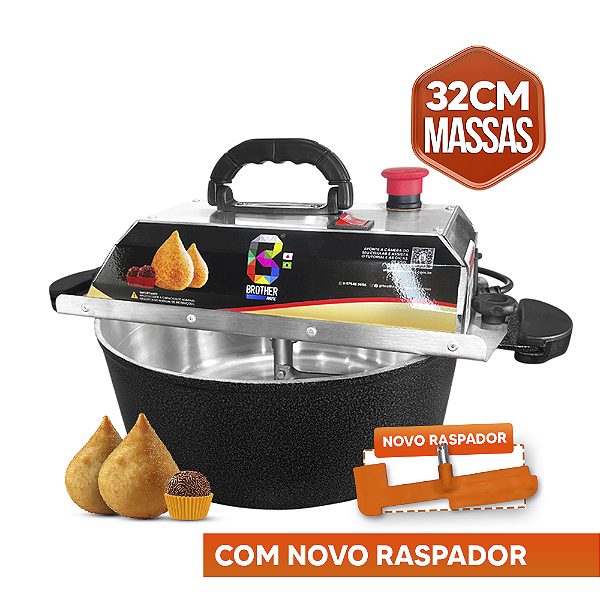 32CM - Misturadora Preta para DOCES E MASSAS com ajuste fino de velocidade, bivolt com chave seletora