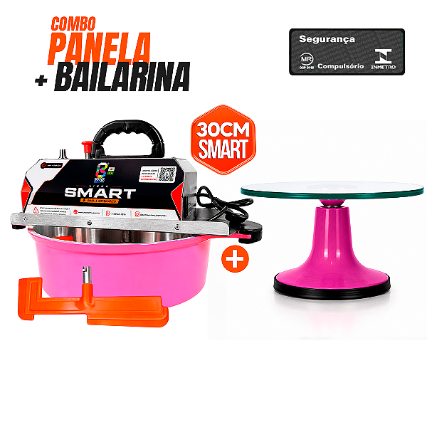 COMBO PANELA MISTURADORA SMART 30CM + BAILARINA PROFISSIONAL