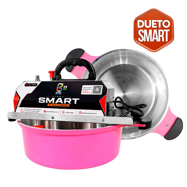 30 E 36CM - Misturadora SMART DUETO ROSA para DOCES E RECHEIOS com ajuste fino de velocidade, BIVOLT AUTOMÁTICO