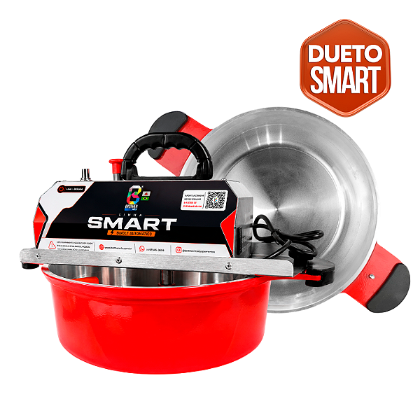 30 E 36CM - Misturadora SMART DUETO VERMELHA para DOCES E RECHEIOS com ajuste fino de velocidade, BIVOLT AUTOMÁTICO